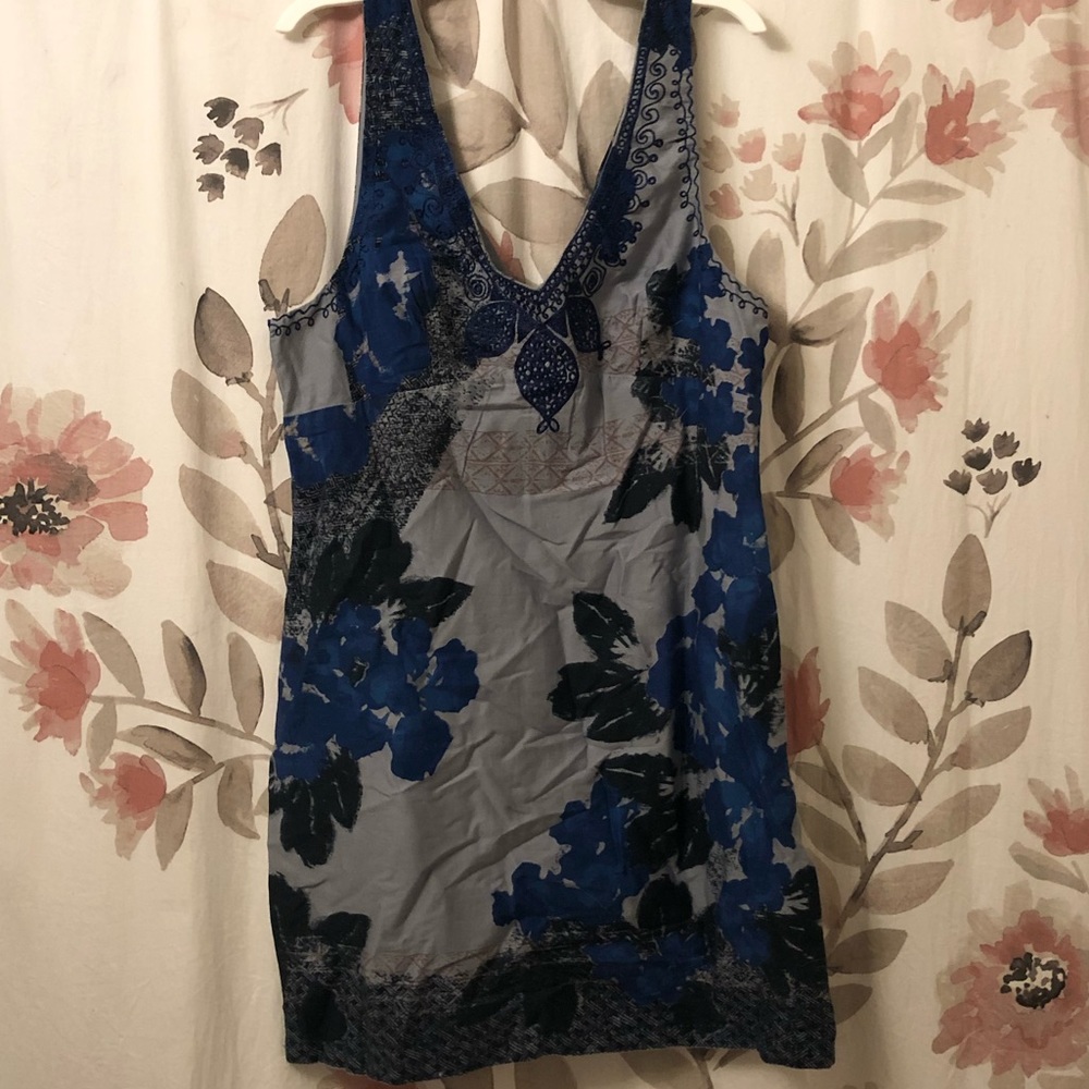 Free People floral embroidered dress
